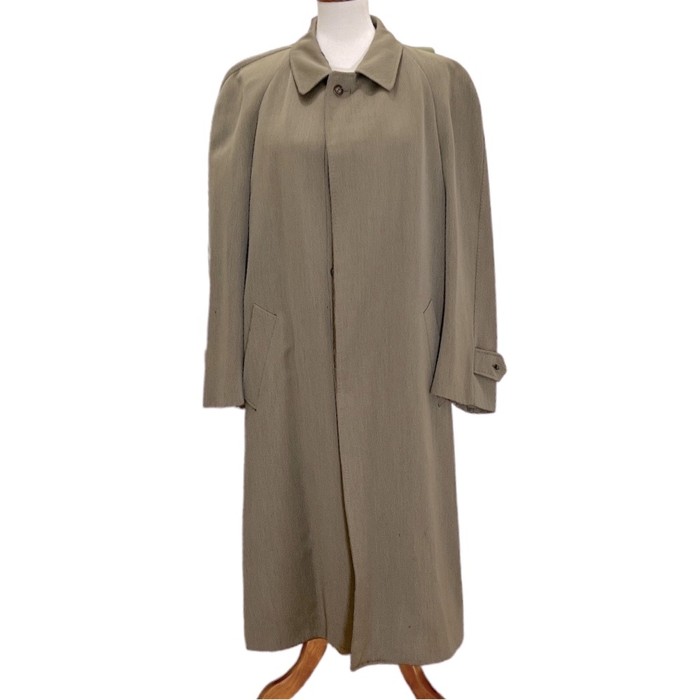 GUCCI VINTAGE  fully lined tan trench coat SZ 40R